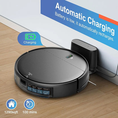 ZCWA BR151 Robot Vacuum Cleaner Auto Charging 6000Pa Power App Control, Robot Vacuum Cleaner Electric Sweeper