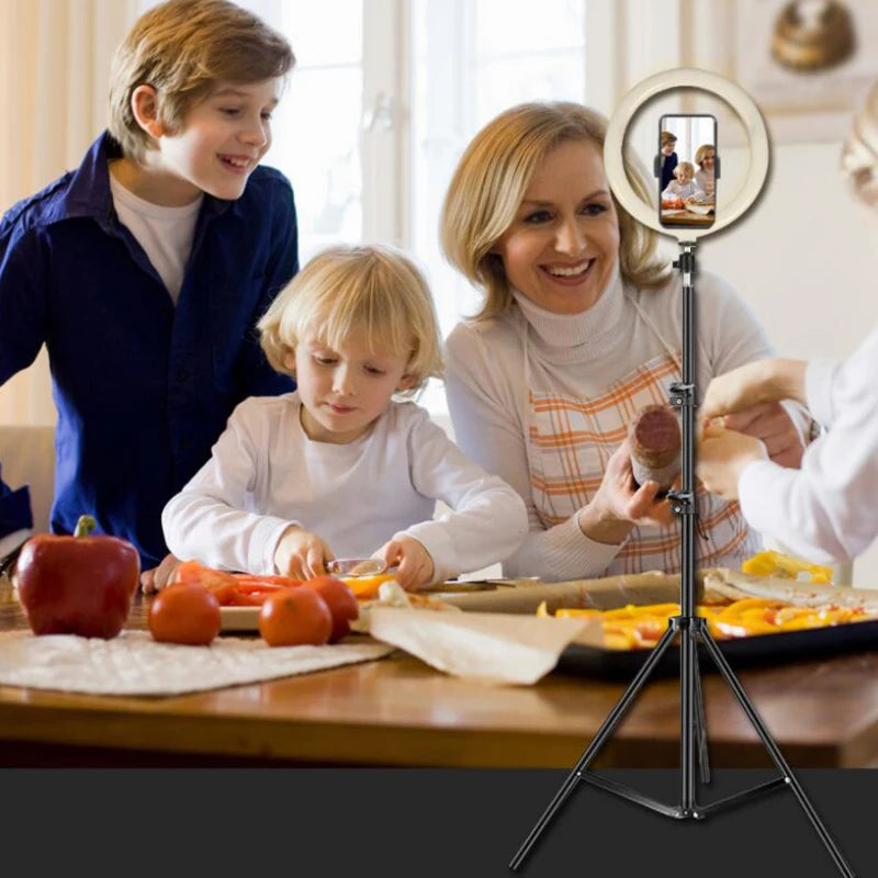 Light Stand Photography Portable Tripod with 1/4 Screw for Softbox LED Ring Light Phone Camera Laser Level Projector