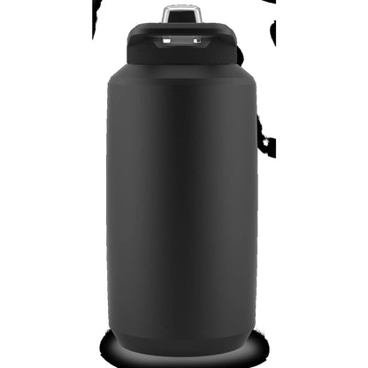 Zulu Black 64 fl oz. Half Gallon Stainless Steel Goals Jug Water Bottle