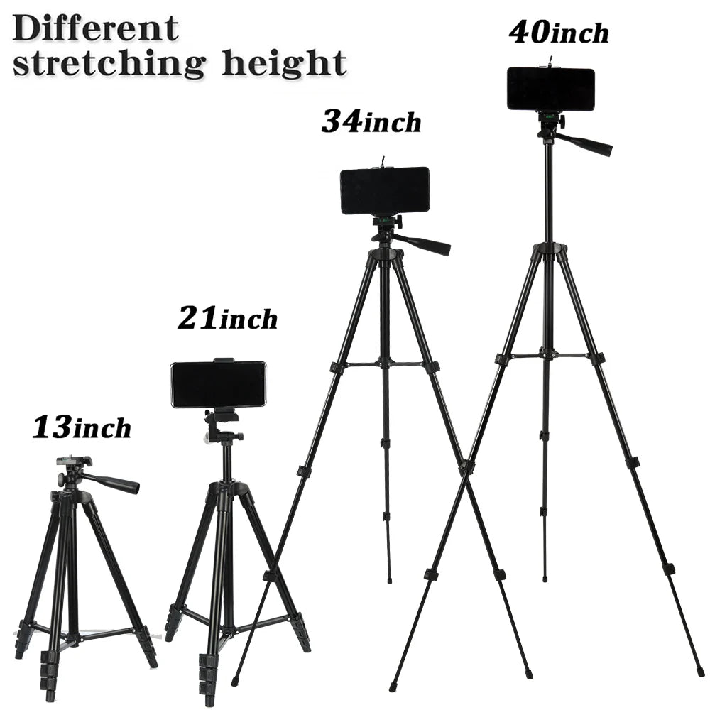 Light Stand Photography Portable Tripod with 1/4 Screw for Softbox LED Ring Light Phone Camera Laser Level Projector