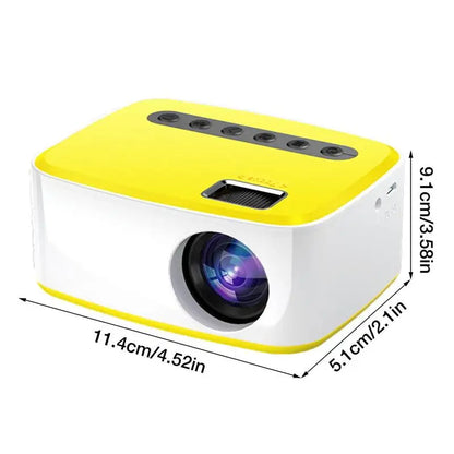 Mini Pocket Projector Ultra Portable Smart Projector 1080P Supported Wifi Connection T20 Mini Wireless Mobile Phone Projector