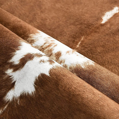 American style rug Imitation cowhide carpet room decor carpets for living room rugs house decoration mat for Bedroom floor mats