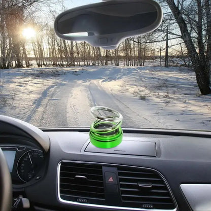 Car Perfume Diffuser Rotating Solar Air Freshener