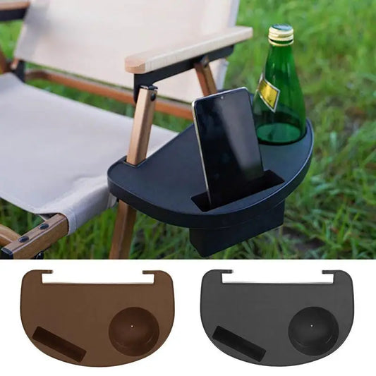 Reclining Chair Clip On Side Table Cup Drink Lounger Tray Clip Phone Holder For Outdoor Fishing Camping Beach Camping Equipment