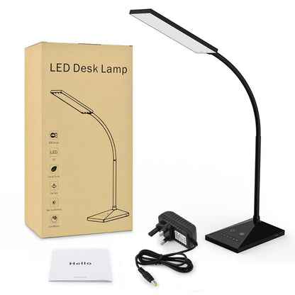 KEXIN 12W 72LED Desk Lamp Flexible Touch Sensor LED Reading Dimmable Lamp Night Light